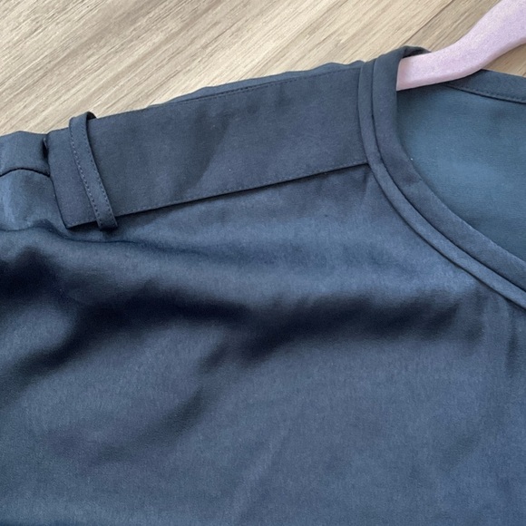 BCBGMaxAzria Navy Midi Dress size M/L NWT - Picture 9 of 12